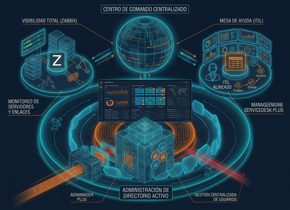 Dashboard y Centro de Monitoreo